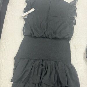 Aqua- Black Mini
Dress new never worm